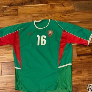 Morocco National Team Jersey (Authentic Vintage) Mokhtari #16
